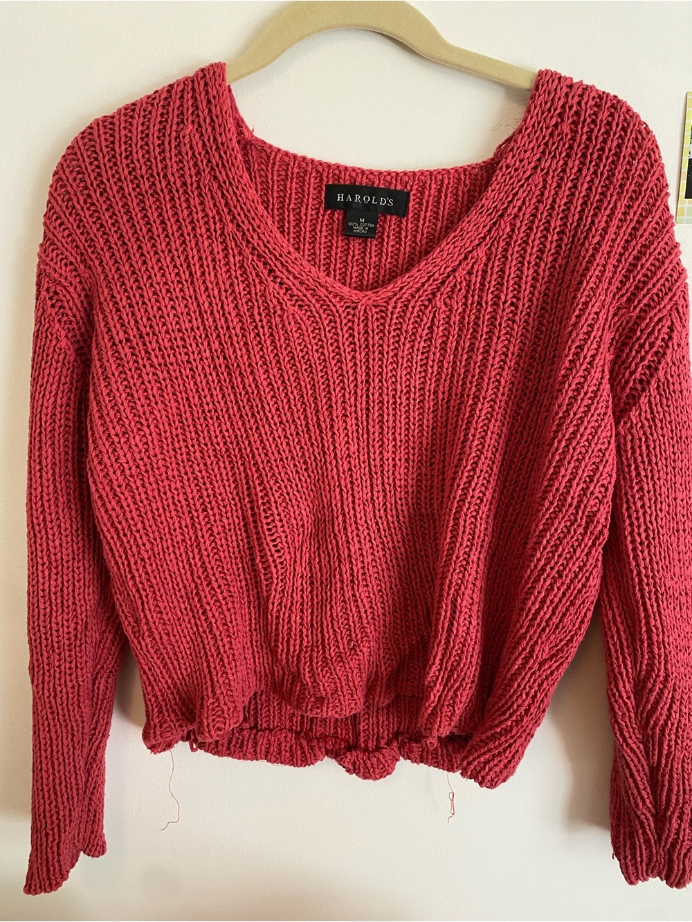100% COTTON HAROLDS SWEATER